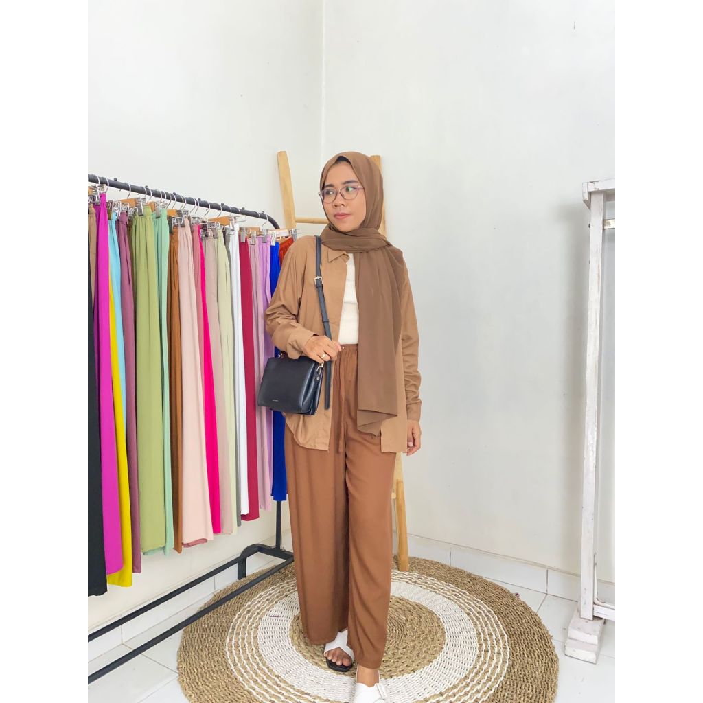 KULOT RAYON BASIC SIZE JUMBO WARNA BROKEN WHITE