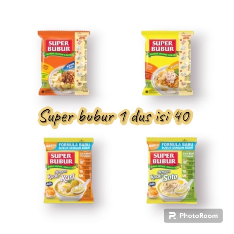 

Super Bubur 1 dus isi 40