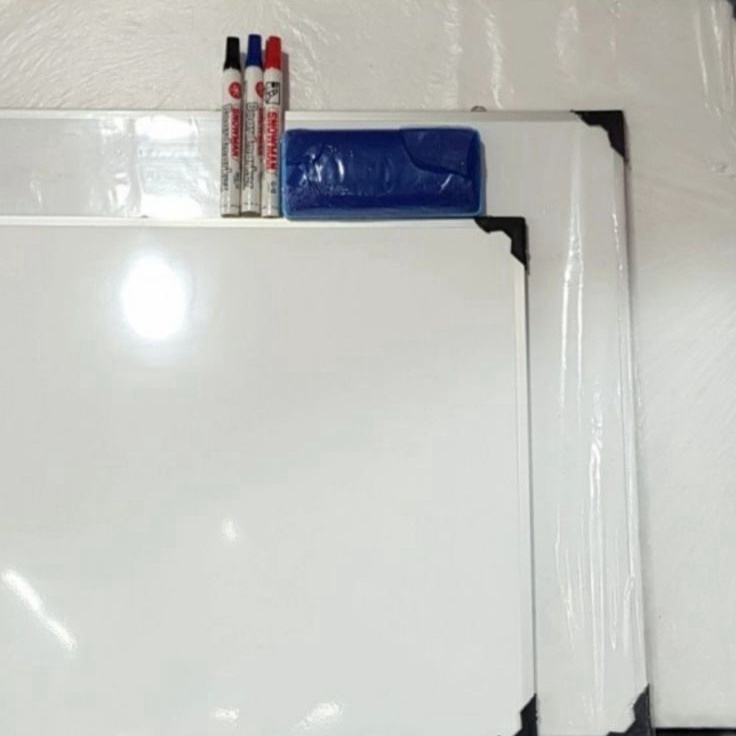 

Best Papan tulis whiteboard black 2 sisi