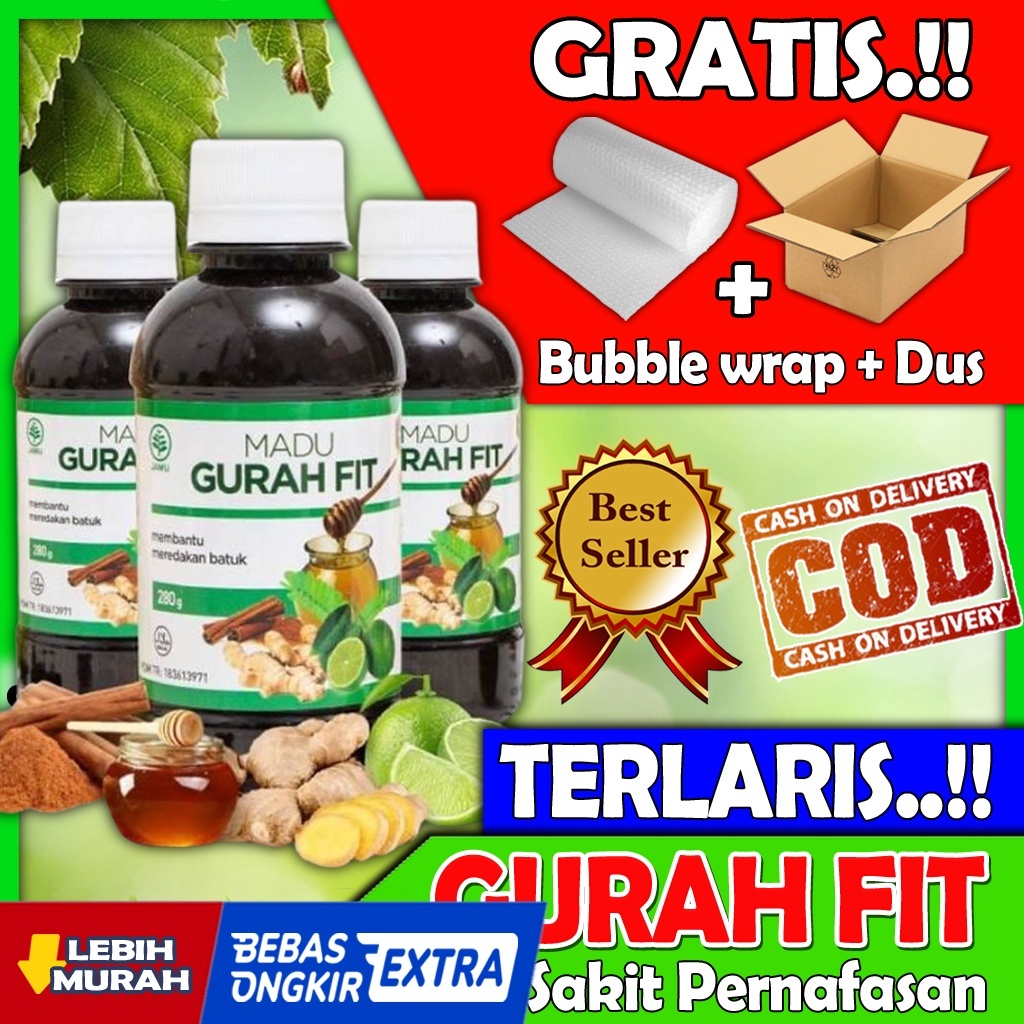 

Madu GURAH FIT Mengatasi Bronkitis Sinusitis Radang Tenggorokan Batuk Menahun dan Asma