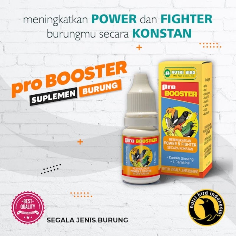PRO BOOSTER meningkatkan power burung dan vitamin untuk lomba
