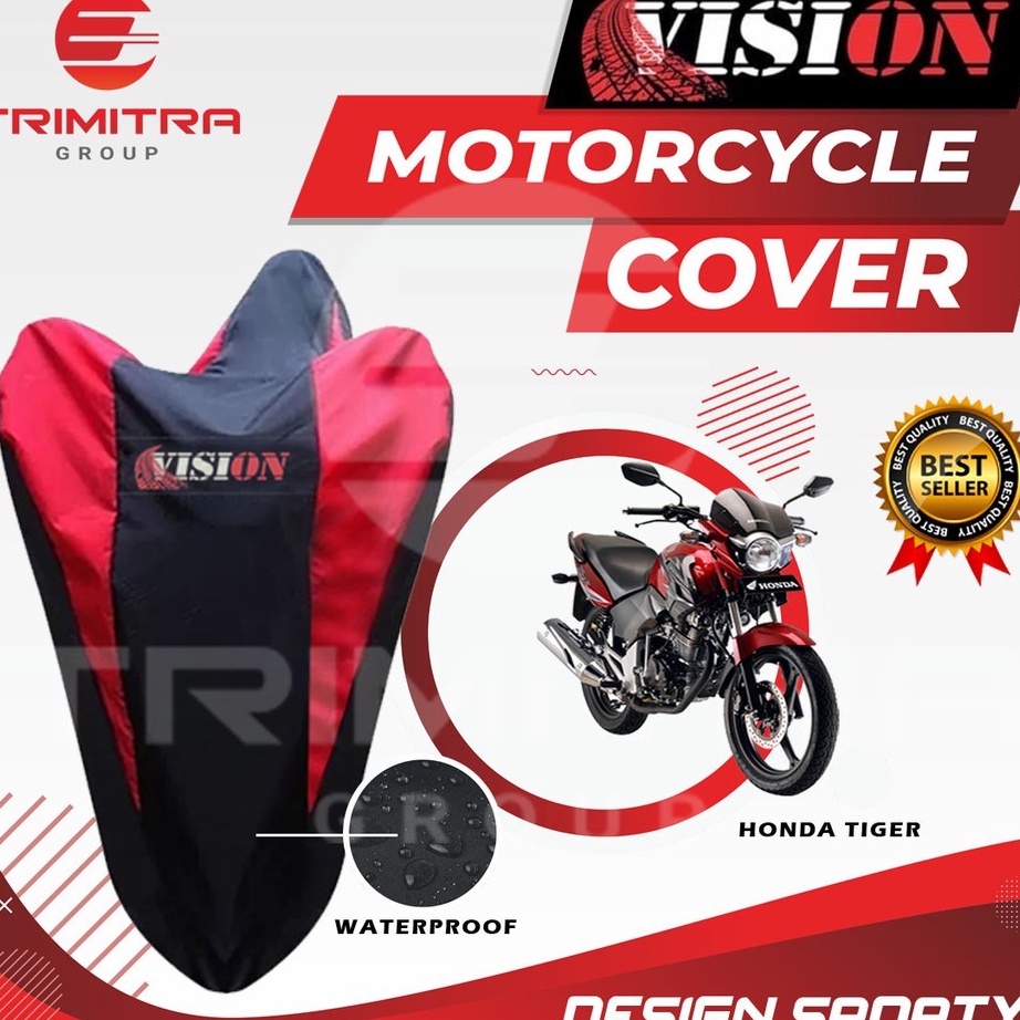Banyak Peminat Sarung Motor Vision Honda TIGER  Penutup Pelindung Body Cover Motor Warna Anti Air Me