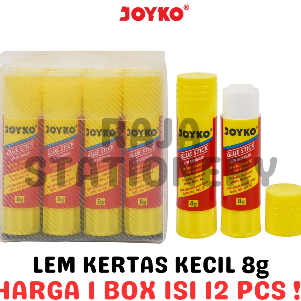 

Ready JOYKO GLUE STICK 8g LEM BATANG STIK JOYKO KECIL GS9 LUSIN 12PCS