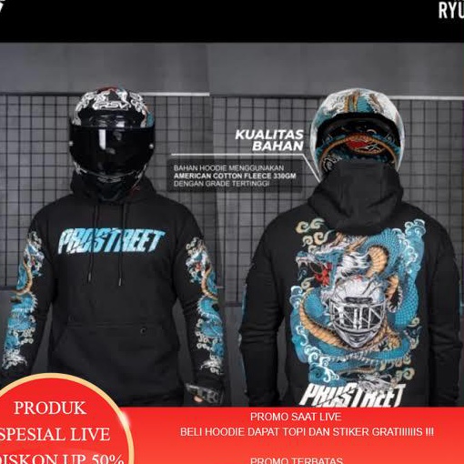 New HOODIE PROSTREET RYUJIN JAKET SUNMORI HOODIE PRIA