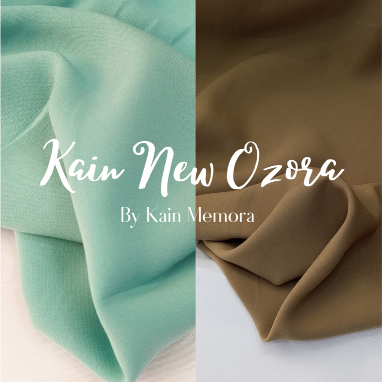 Per50cm Kain Memora Kain New Ozora Silk Bahan Wolfis Lembut Jatuh Halus Silk Lebar 150 cm Murah Kual