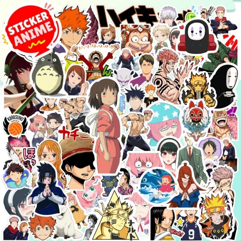 

Sticker anime 50pcs [Free gift]