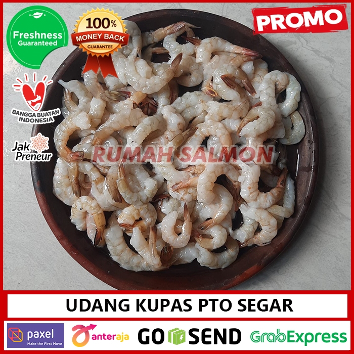 

Udang Kupas PTO Segar / Udang Vanammei PTO Fresh / Udang Tanpa Kulit Seafood