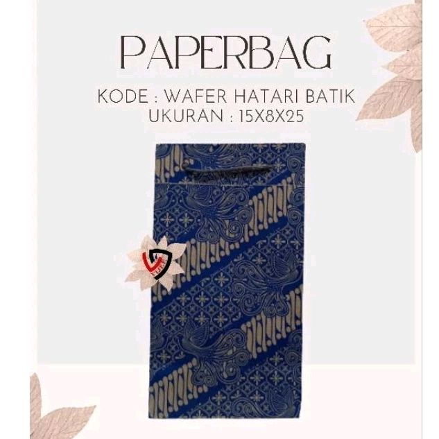 

PAPERBAG BATIK WAFER HATARI 15X8X25