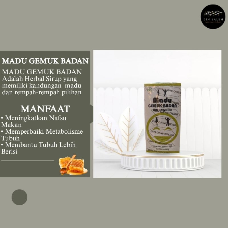 

MADU GEMUK BADAN 350GRAM