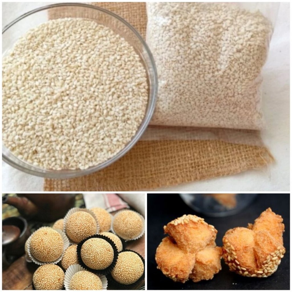 

Wijen putih white sesame seed topping kue