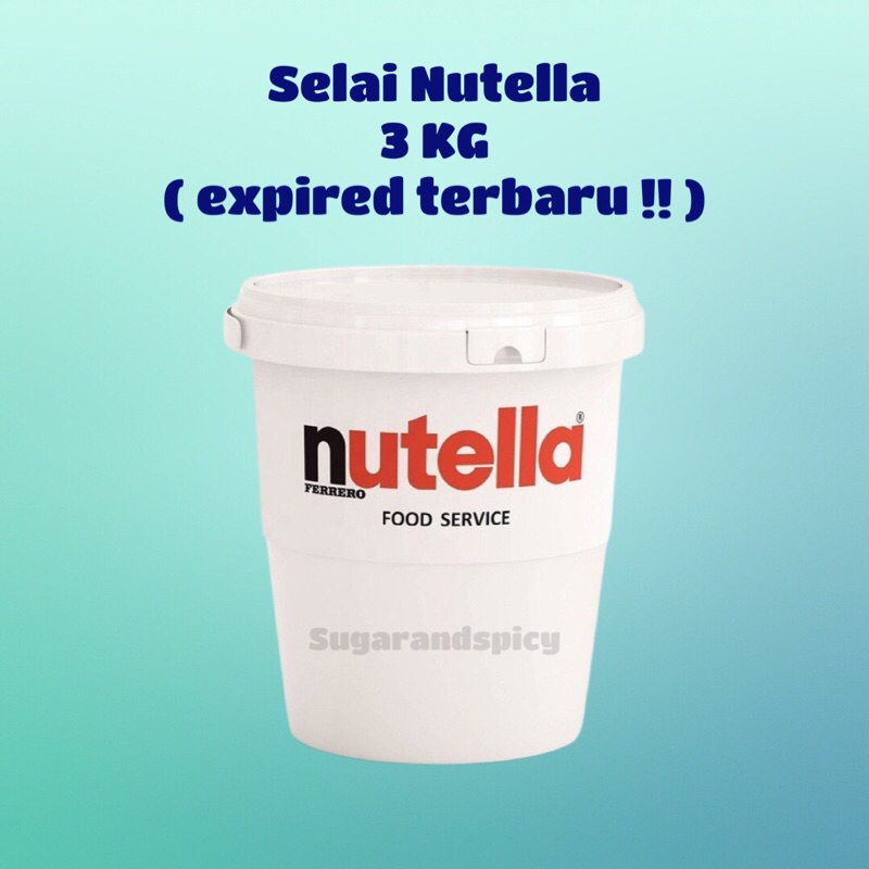 

SELAI NUTELLA 3 KG / NUTELLA 3KG / NUTELLA FOOD SERVICE 3 KG / NUTELLA SPREAD 3 KG