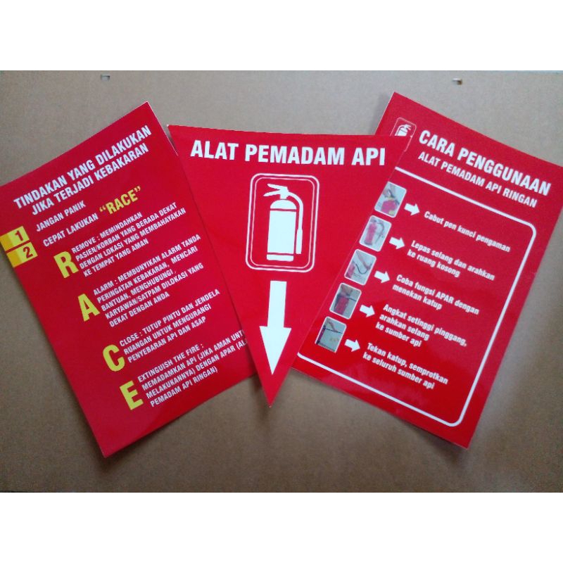 

Stiker keselamatan tanda APAR