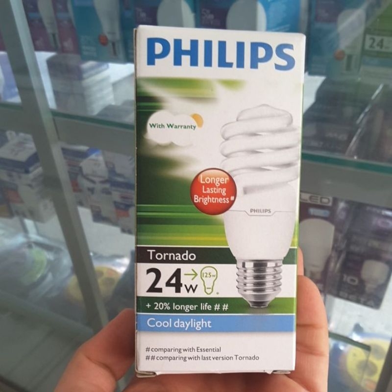 Philips Tornado 24W Lampu Fluoresen Kompak