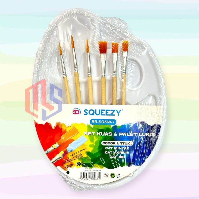 

Palet Lukis / Palet / Palet Cat Set Squeezy