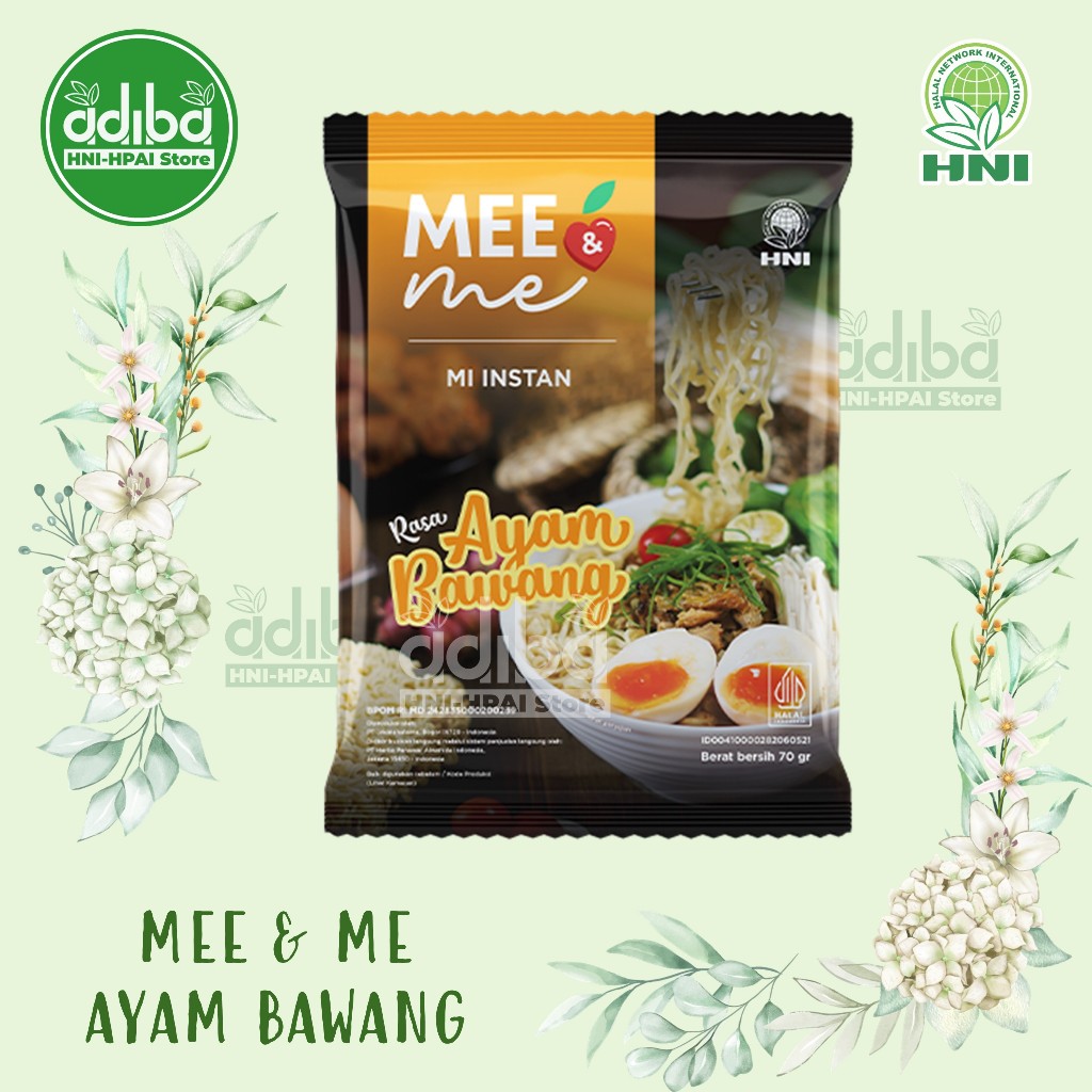 

Mee & Mee Ayam Bawang HNI-HPAI || Mie Instan Sehat Yang Nikmat Sangat Cocok Di Makan Bersama Keluarga.