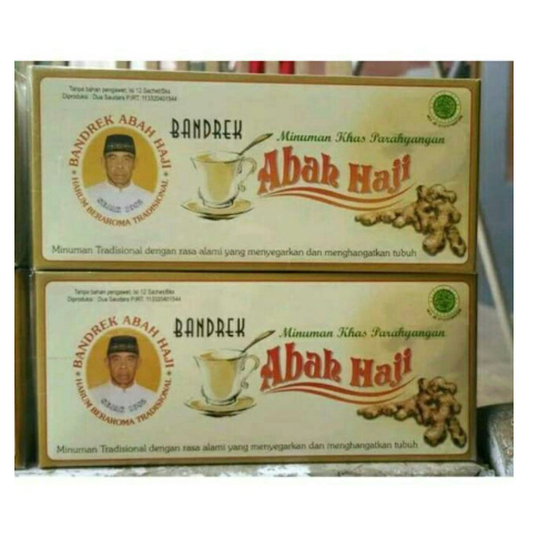 

Bandrek Abah haji Ciwidey minuman khas Parahyangan isi 12sachet