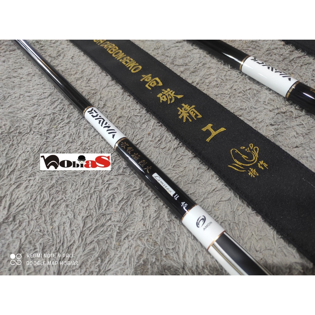 joran pancing tegek import VIP hamon daiwa limited 360. 450. 540. 630. 720