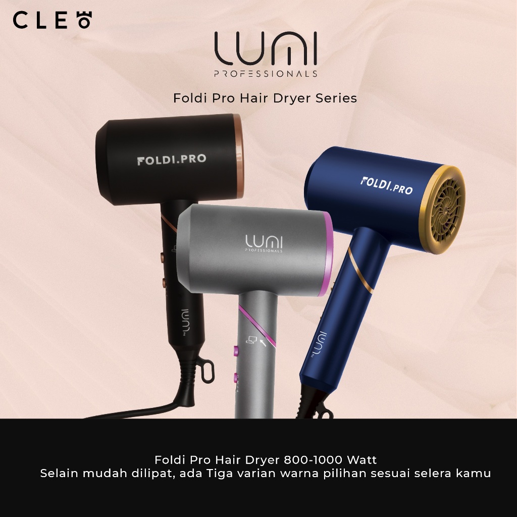 Lumi Professionals Foldi Pro - Hairdryer Lumi - Hairdryer Lipat