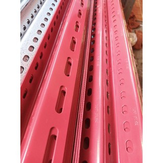 Besi Siku / Rak Siku / SIKU LUBANG TEBAL 1,3 MM BESI SIKU MERAH BERAT 1,6 KG/BATANG