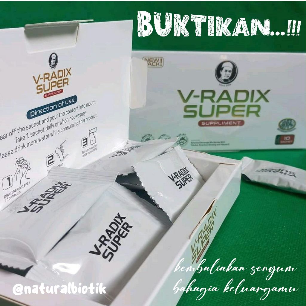 

V RADIX SUPER HERBAL ORIGINAL HPA (2 SACHET)