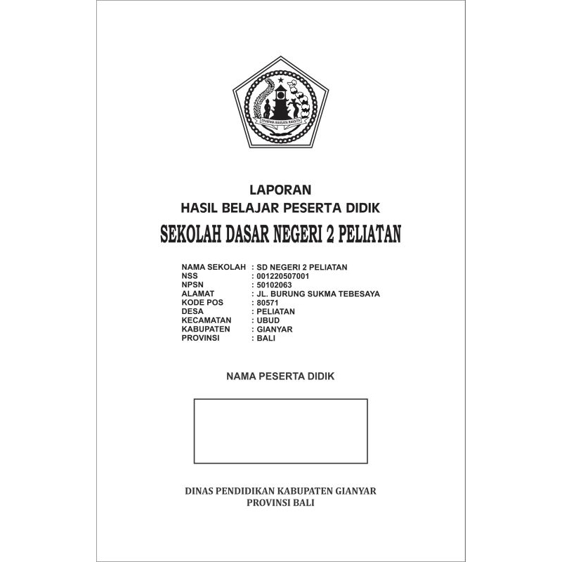 

Map Raport Custom SDN 2 PELIATAN