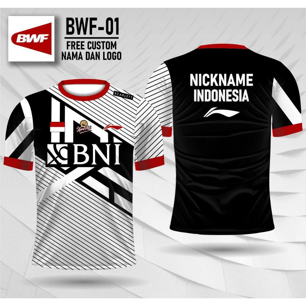 jersey badminton bwf jersey bulu tangkis france open 2023 BWF01