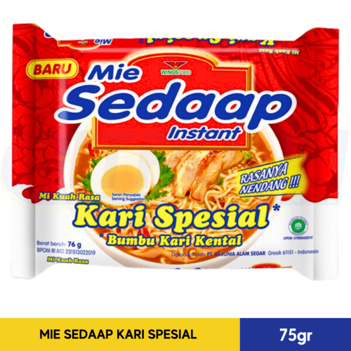 

MIE SEDAAP KARI SPESIAL 75gr