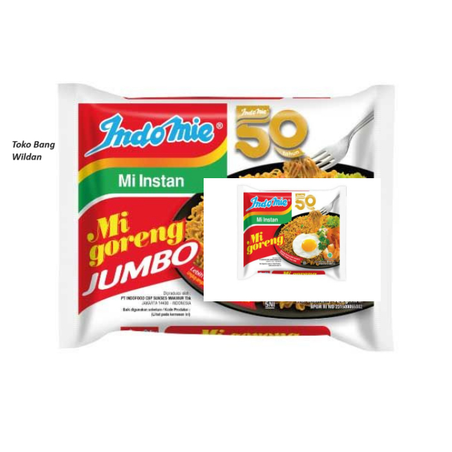 

Bundle Indomie 5 pcs (129 gr dan 85 gr)