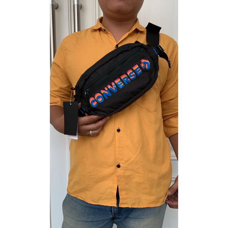 Tas Slingbag Waistbag Pria Converse 100% Original