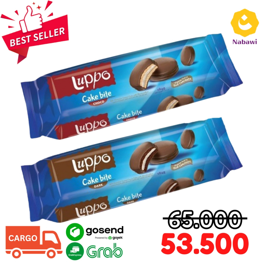

Luppo Chocolate Cake Bites Premium Milk Chocolate & Dark Chocolate With Marshmallow Inside 184 Gram