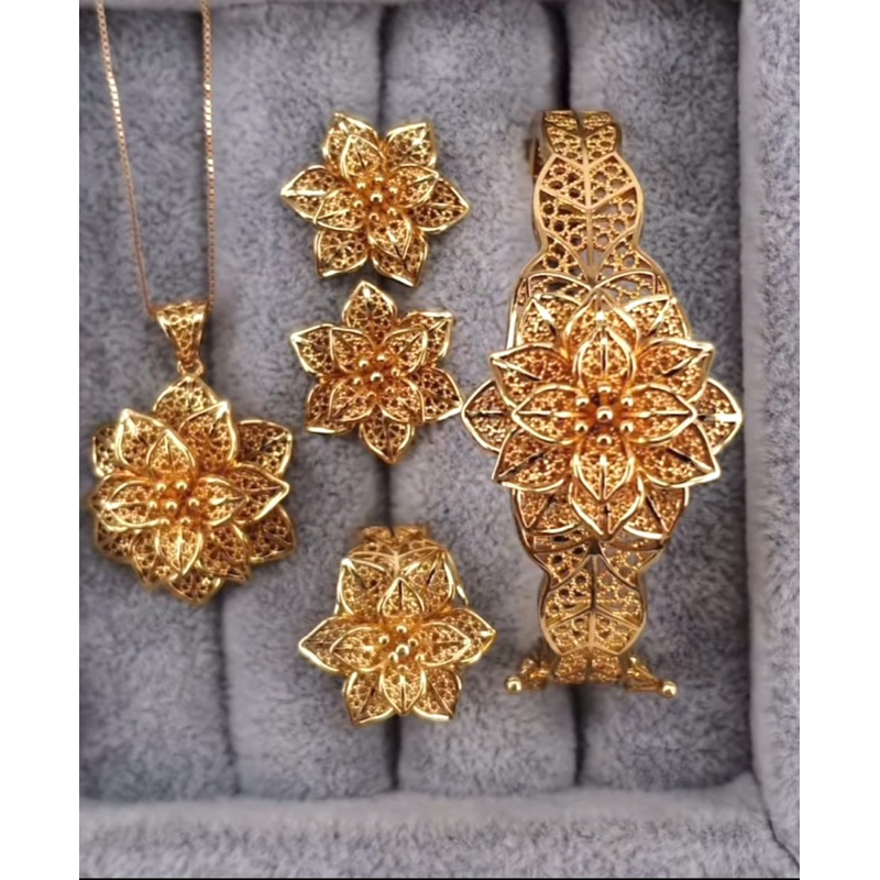 SET KENDARI LAPIS EMAS 24K