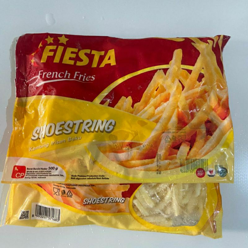 

Fiesta French fries Shoestring Kentang Goreng 500gr