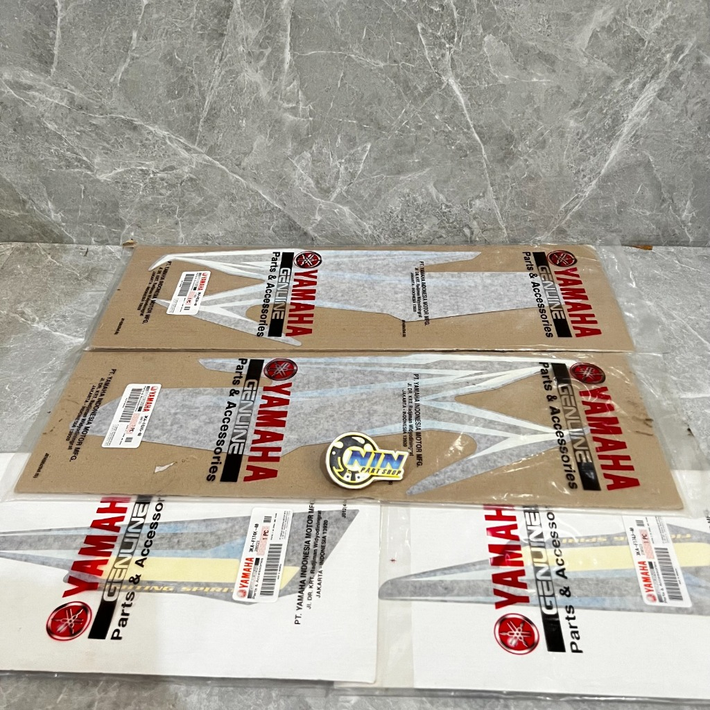 Striping Stiker RX KING 2005 Biru Original Yamaha