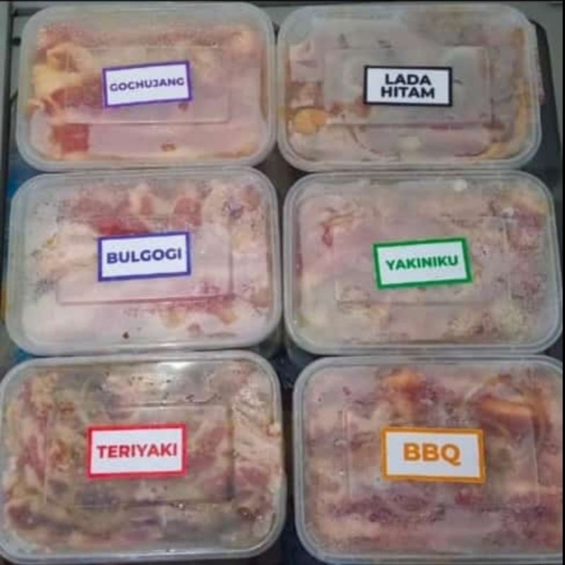 DAGING SLICE BUMBU MARINASI 500gram
