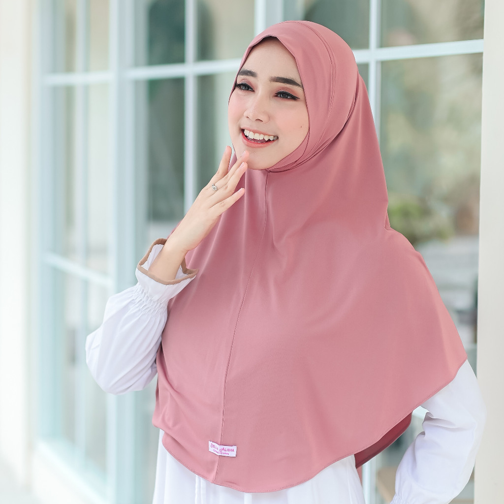 Bella Alisha - Khimar Bergo Naomi Hijab Dagu Instan Malaysia