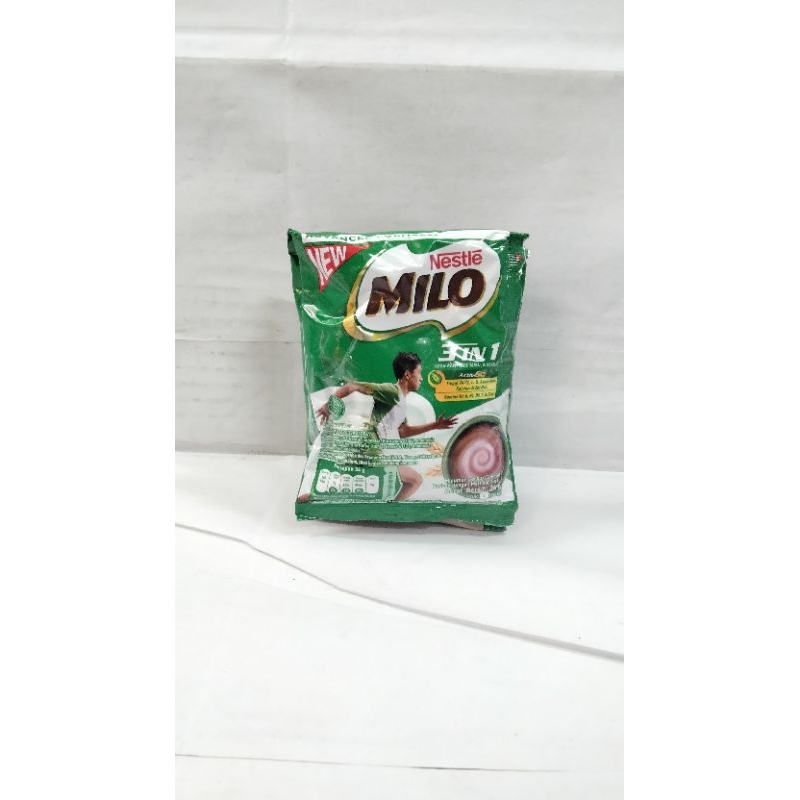 

Milo 3in1 renteng isi 5 sachet