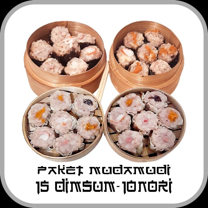 

Paket MudaMudi 15pcs Dimsum-10pcs Nori