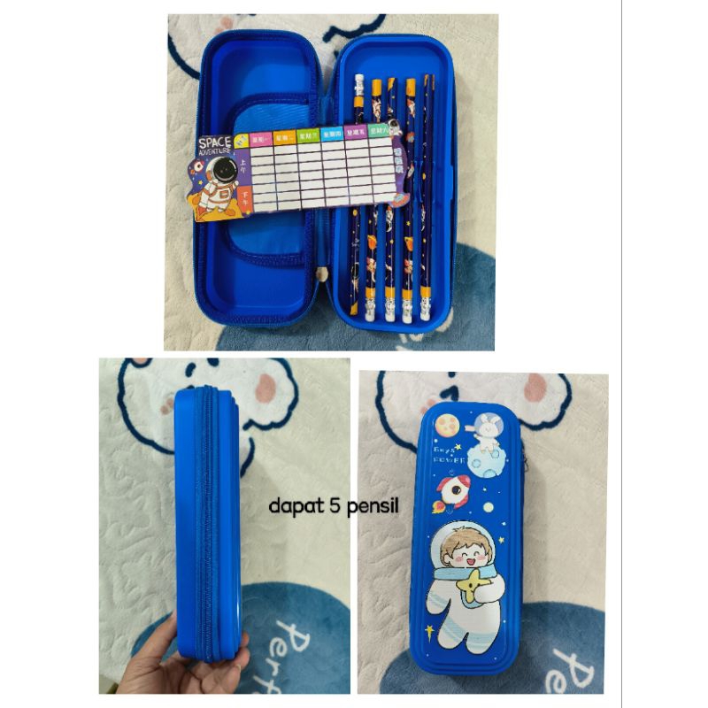 

Kotak pensil / Tempat pensil free 5 pensil import china