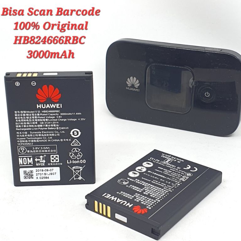 KODE H2S7 battery mifi 4g HB824666RBC for Huawei E5573 E5576 E5577 E5673 Original 3mAh Max 2 bold not airtel