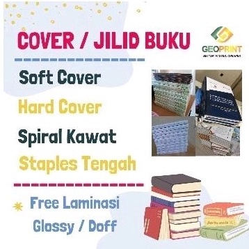 

jilid buku lengkapsoft coverhard coverkawat spiral