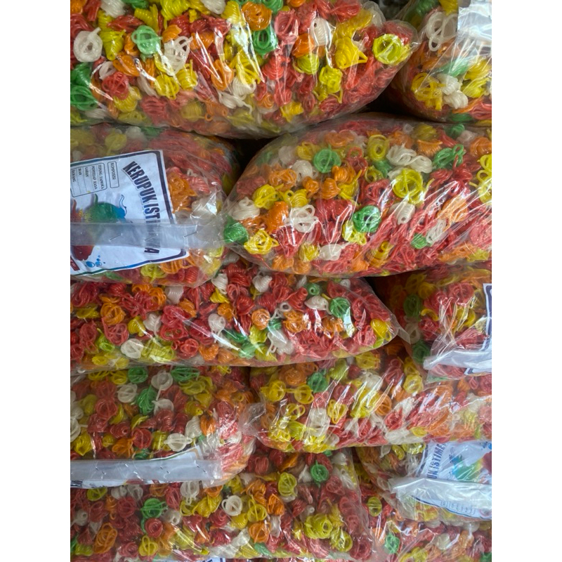 

KERUPUK KEONG MERAH 1/2Kg