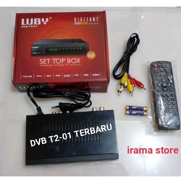Dyo Set Top Box Tv Digital Luby DVB T21  DVB T22 Receiver Tv STB Digital LubySTB murahSTB matrix app