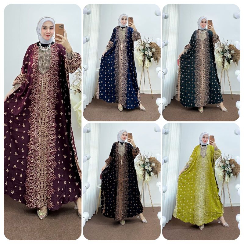 GAMIS KAFTAN SULTAN PREMIUM JUMBO NEW MOTIF