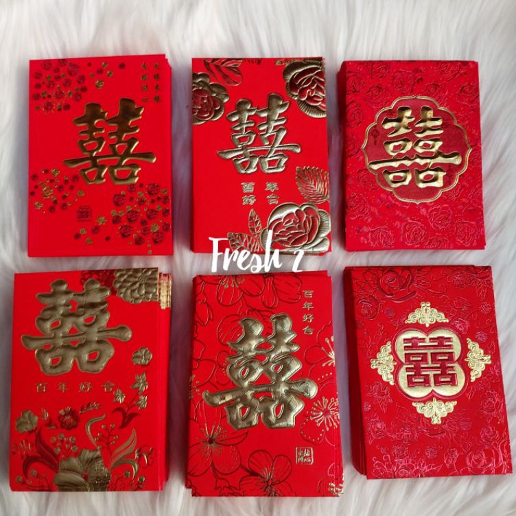 

Big Sale amplop wedding isi 18 LEMBAR angpao sangjitangpao shuang xi