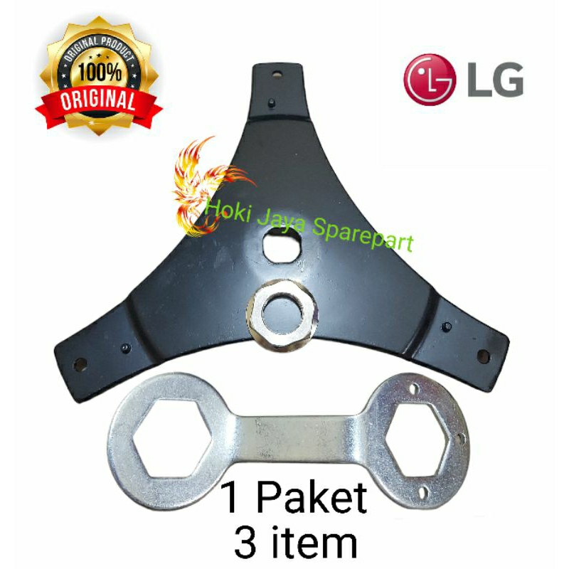 KAKI SPIDER SEGITIGA MESIN CUCI LG 1 TABUNG / TOP LOADING 7KG-14KG 1 SET