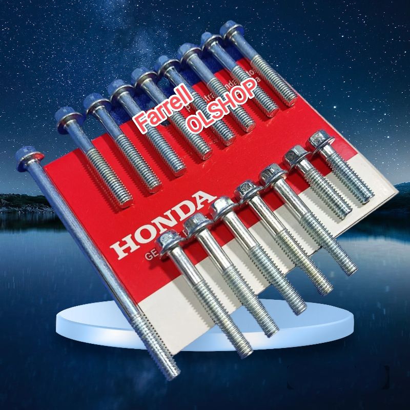 1 Set Baut Baud Blok CVT Bak CVT Beat FI Fi Beat Esp Scoopy Fi Esp Vario 110 Fi Spacy Genio