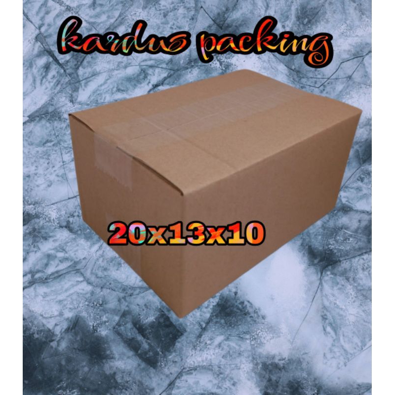 

kardus polos UK 20x13x10 kardus packing kardus besar