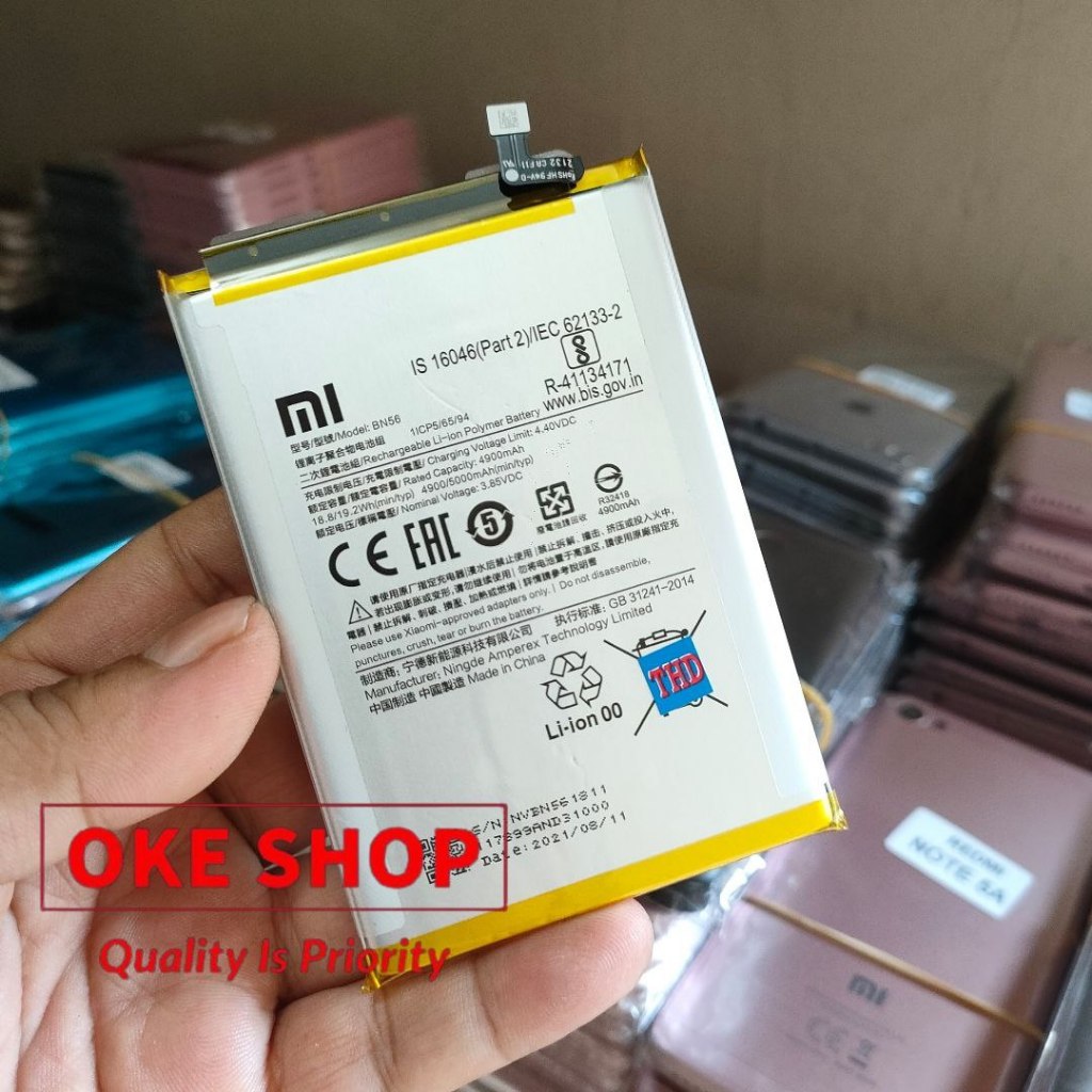 Baterai Xiaomi Redmi 9c Model BN56 Batre Batrai Battery Tanam Xiomi Redmi 9c