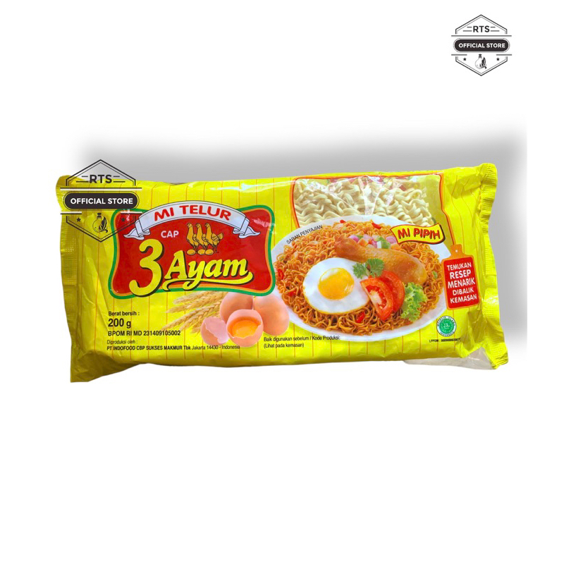 

Mie Telur Cap 3 Ayam | Mie Telur