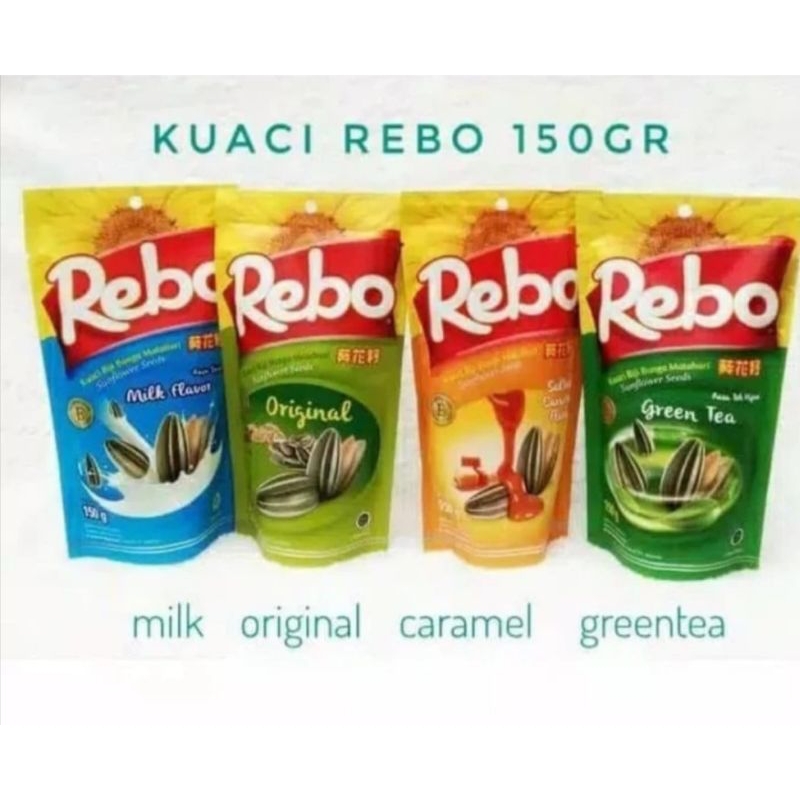 

REBO - Kuaci Biji Bunga Matahari All Varian 150G